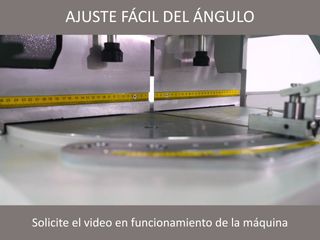 Tronzadora Semiautomática Aluminio y PVC