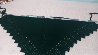 Toquilla crochet verde