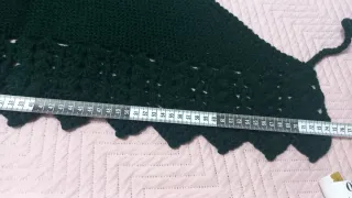 Toquilla crochet verde