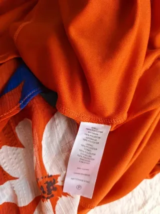 Vestido floral manga corta