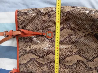 Bolso Tous auténtico estampado piel serpiente