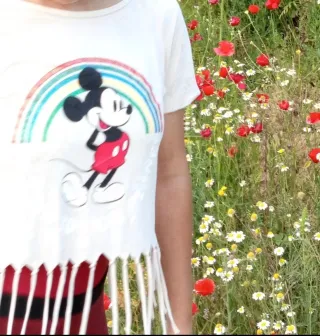 Camiseta con flecos para playa, deporte, gimnasio