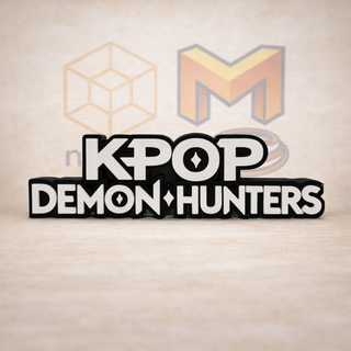 Logo KPOP DEMON HUNTERS 3D