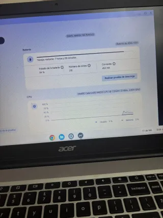 Portátil Acer Chromebook Plata