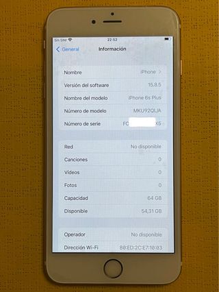 iPhone 6S Plus Oro Rosa