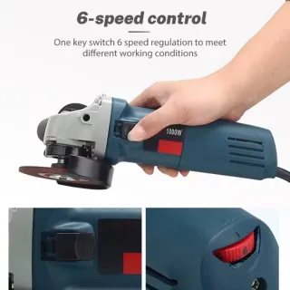 Radial Eléctrica 1000W 125MM 6 Velocidades