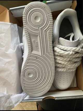 Nike Air Force 1 Blancas Cordones Gruesos