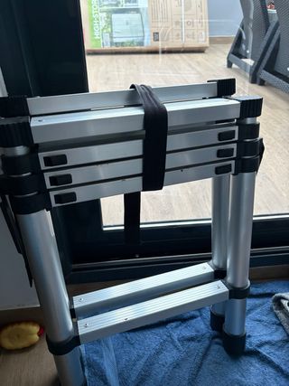 Escalera telescópica aluminio