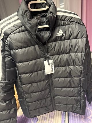 Chaqueta Adidas niño negra