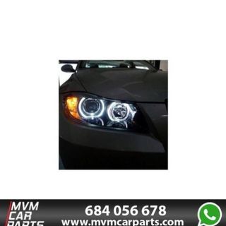 Faros Angel eyes para BMW E90 look Xenon