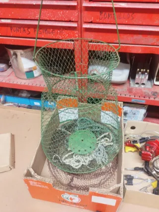 Lote de pesca: cañas y carretes