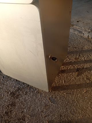 Mueble para cafetera gris