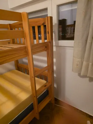 Litera triple de madera