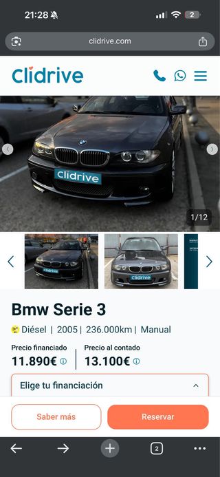 BMW 330d 330cd techo manual pegatina