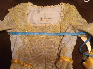 Traje Fallera Álvaro Moliner Oro y Acero 38/40