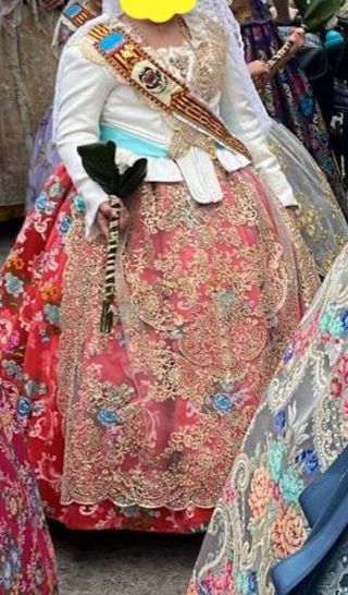 Traje de Fallera Niña Coral