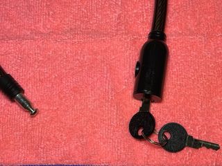 Candado para sillín de bicicleta