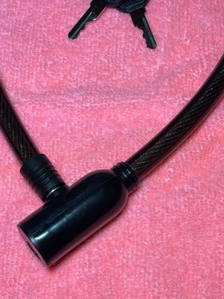 Candado para sillín de bicicleta