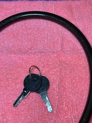 Candado para sillín de bicicleta