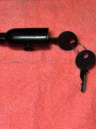 Candado para sillín de bicicleta