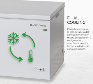 Congelador Aspes 600L Dual Cooling