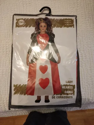 Disfraz Reina de Corazones Talla 7-9