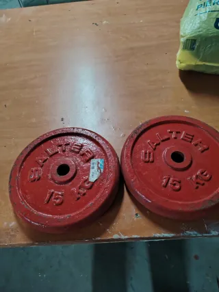 2 Pesas Salter 15 kg