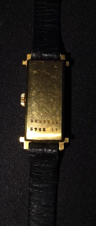 Orologio donna DOXA vintage design Bauhaus oro 18k