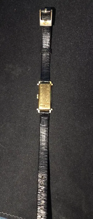 Orologio donna DOXA vintage design Bauhaus oro 18k