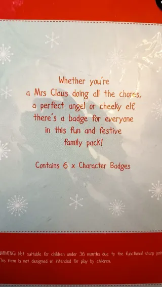 6 Chapas Navideñas Divertidas en Inglés