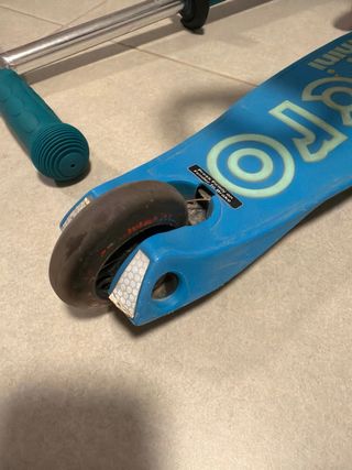 Patinete Mini Micro Azul con Asiento