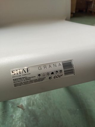 Set 6 Sillas de Jardín Grana Blancas Plegables SP Berner