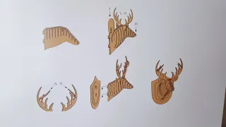 Eco Deer - Decoración pared ciervo