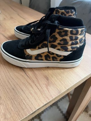 Vans Botas Altas Leopardo Talla 36.5