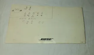 Bose 1401 amplificatore-equalizzatore auto