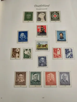 Album Francobolli Germania annate varie