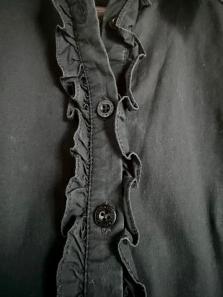 Camicia Patrizia Pepe Nera Tg. M con Ruches