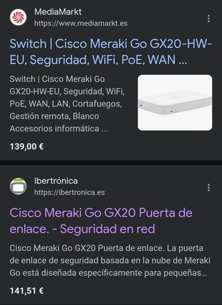 Cisco Meraki Go GX20 - Security Gateway