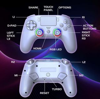 Subsonic - Mando Inalámbrico para PS5 y PC Blanco