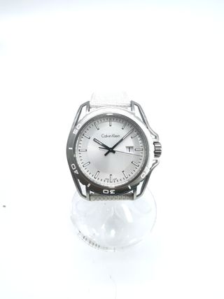 Reloj Calvin Klein K5Y31UVN 42mm Nylon Blanco