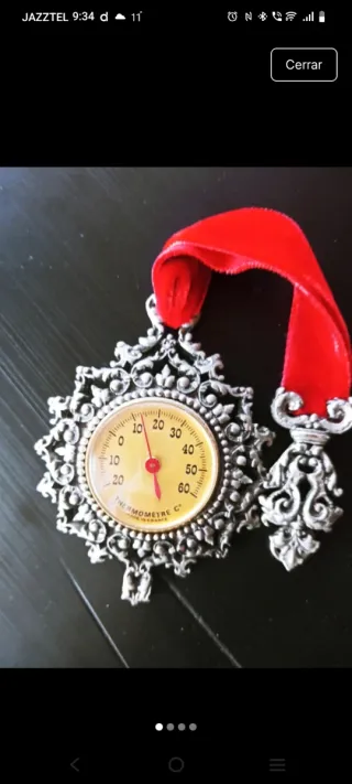 Termómetro Antiguo Made in France