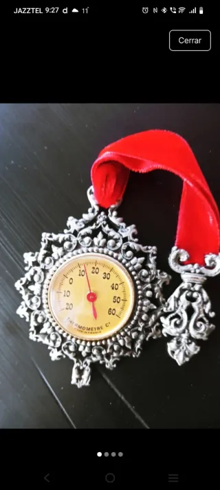 Termómetro Antiguo Made in France