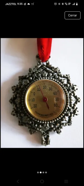 Termómetro Antiguo Made in France