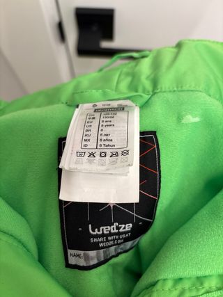 Pantalón de esquí 8 años