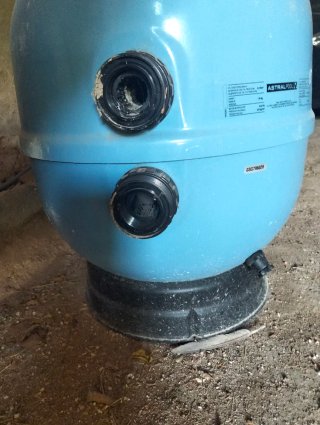 Filtro depuradora piscina agua salada