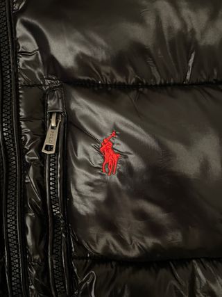 Chaqueta Polo Ralph Lauren brillante negra