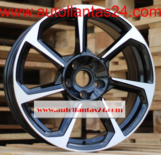 8826 JUEGO DE 4 LLANTAS AUDI RS BLACK META