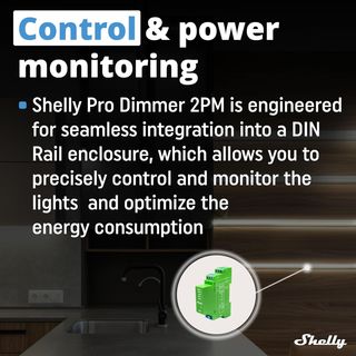 Shelly Pro Dimmer 2PM – Regulador de Luz Wi-Fi y L