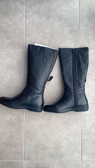 Botas PIEL KangaROOS negras nuevas 37