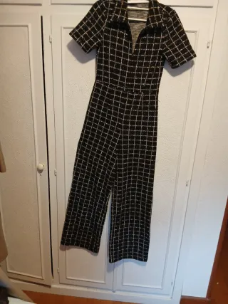 Mono señora manga corta cuadros